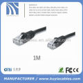 1m 3&#39;Feet Preto CAT 6 CAT6 Gigabit 10/100/1000 Rede Cat6 Cabo de Rede Ethernet Cabo Oem